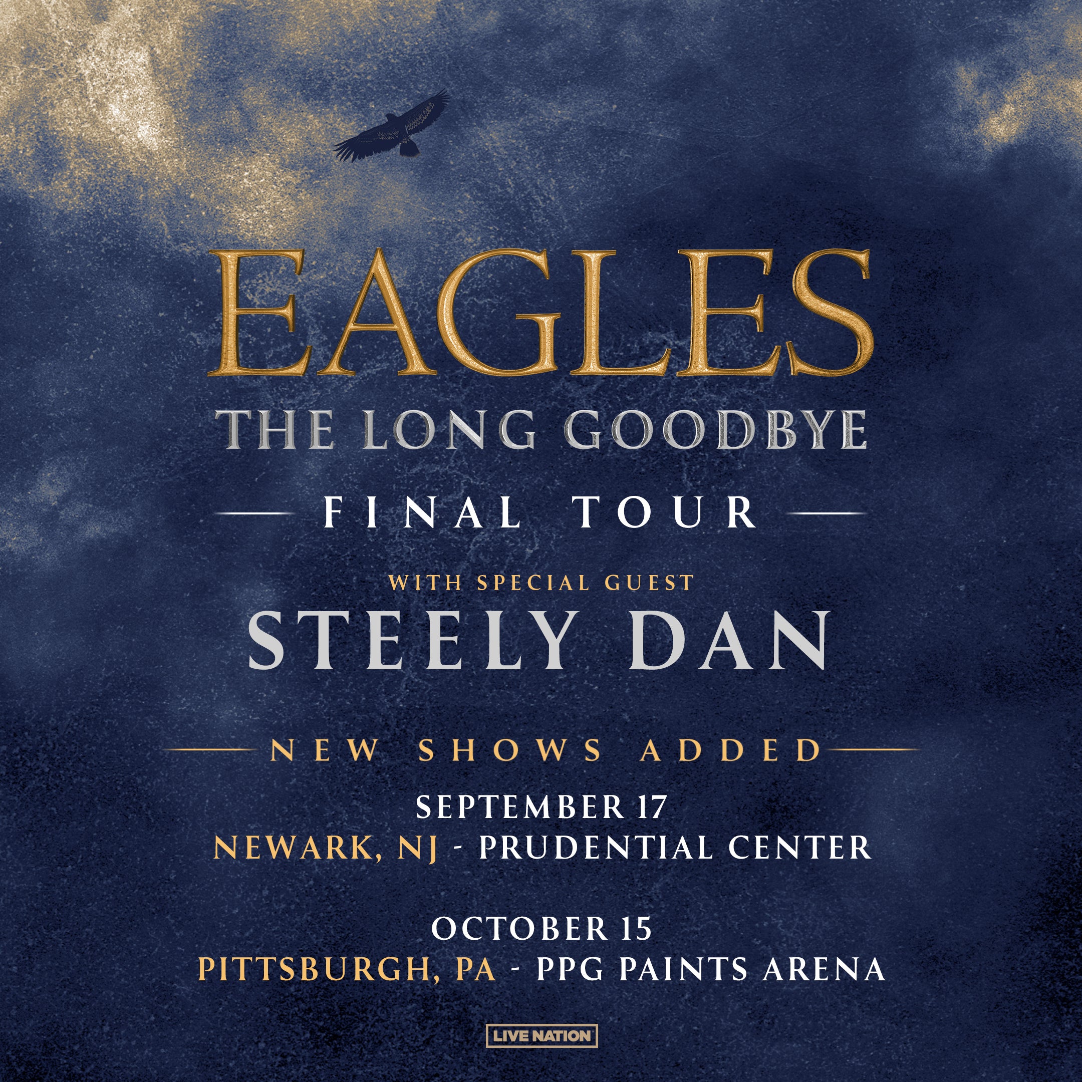 Eagles Announce New Dates to “The Long Goodbye” Tour Joe Walsh