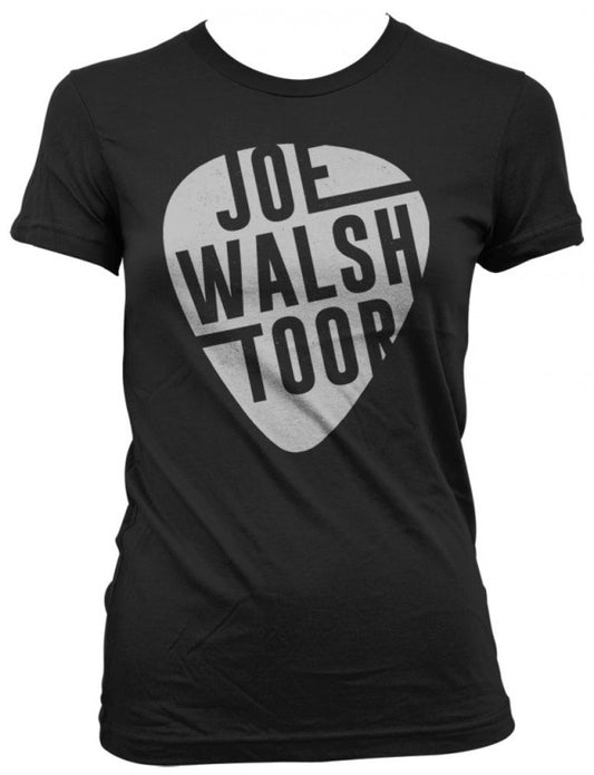 womens tee-"Joe Walsh toor" on guitar pick